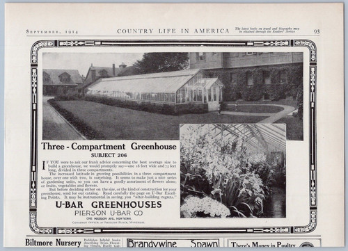 1914 pierson bar greenhouses - u,