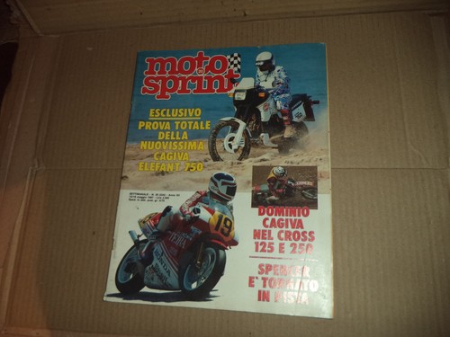 Motosprint 1987 cagiva - motosprint, 20/1987