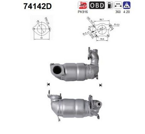 120 catalizzatore per - 88, cv