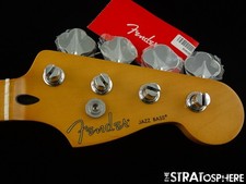Fender Player II Jazz BASS NECK & TUNERS parti chitarra basso moderno "C" acero.