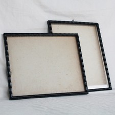 Coppia Cornici GUILLOCHE Nero