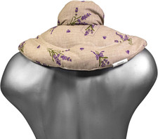 Cuscino Del Collo, Fiore Romantico. Cuscino Termico Con Noccioli Di Ciliegia, Te