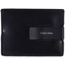 CALVIN KLEIN - Portacarte nero