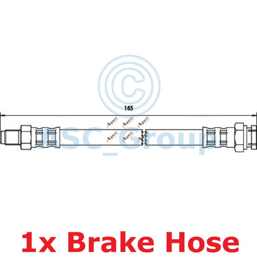 Apec braking 165mm disco pinza - braking,