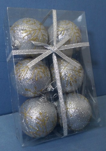 Palline natale palle argento - natale,