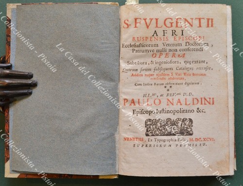 Teologia anno 1696 - 1696., fulgenzio