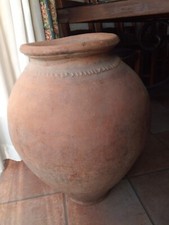 ANTICO ORCIO ORIGINALE IN TERRACOTTA ROSSA, EPOCA 1800, AREA MEDITERRANEA