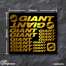 Set adesivi Giant oro | set