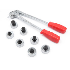 Espansore manuale a pinza per tubi rame con 7 matrici in pollici