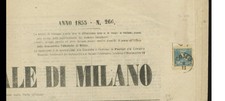 Antichi Stati - 1854 Francobolli Per Giornali Testa Di Mercurio Su Giornale.