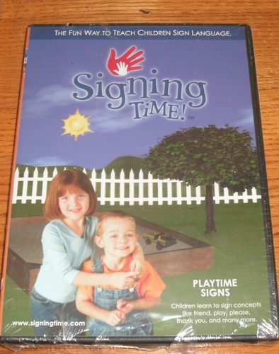 Signing time playtime - signing, time!
