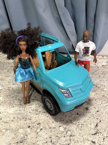 Barbie mattel suv jeep - barbie,