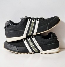Adidas Y-3 Yohji Yamamoto Sneakers Uomo Nero Pelle/Tessuto -Taglia EU44/UK 9,5