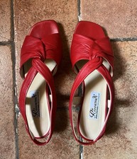 Sandalo rosso donna In