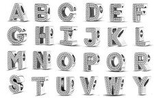 Charm lettere alfabeto - charm,