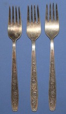 Set 3 forcelle placcate