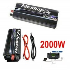 INVERTER 2000W CON REGOLATORE 30A PER IMPINTO FOTOVOLTAICO 1KW