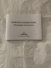 Libretto Istruzioni Omega Speedmaster Anno 1997 