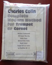 CHARLES COLIN COMPLETE MODERN METHOD FOR TRUMPET OR CORNET 7 VOLUMI