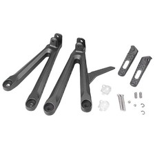 Pedane poggiapiedi posteriori nere per Honda CBR 600 RR 05 06 2005 2006