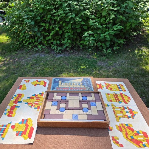 Vintage liberty stone - liberty, blocks