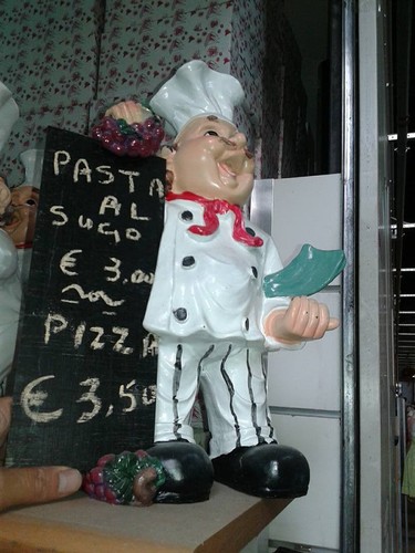 Cuoco espositore pubblicitario - espositore,