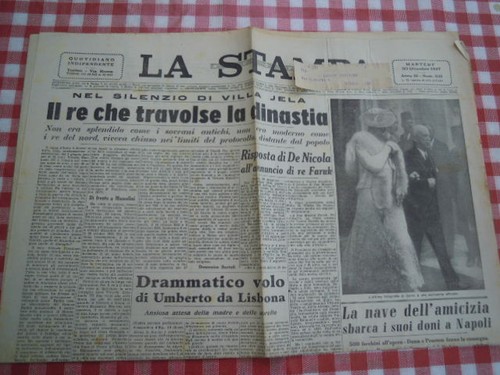 Lotto stampa morte vittorio - la,