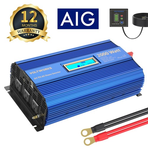 Power inverter 2000w 12v - power,