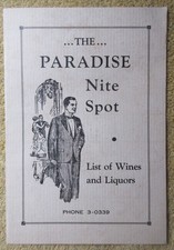 THE PARADISE NITE SPOT LISTA