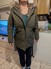 Giaccone Canadian Originale Parka Donna. Pelliccia Vera COME NUOVO Tg 46