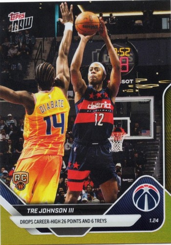 2025 topps now - now, johnson