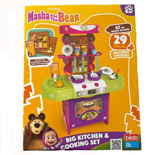 Masha orso mega cucina cm - e,