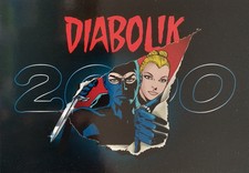 Diabolik Postcard Eva Kant