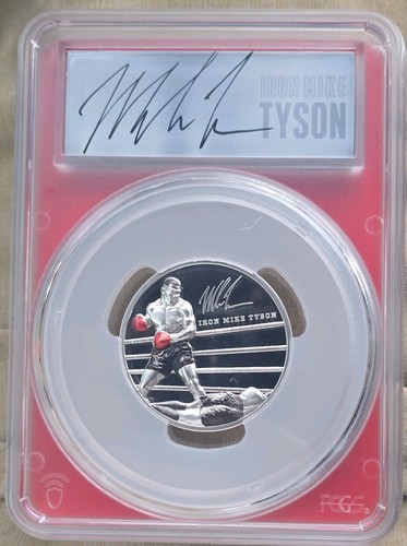 Mike tyson firmato pcgs - mike,