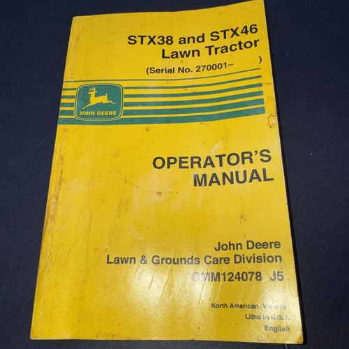 John deere stx38 - deere, stx46