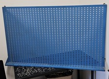 Casc Pannello Porta Attrezzi Lavoro Officina 145x88 + 45 Pezzi Ganci Attrezzi