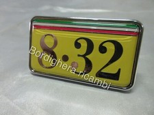 LANCIA THEMA 8.32 SCRITTA FREGIO STEMMA MASCHERINA GRIGLIA ANTERIORE GRILL BADGE