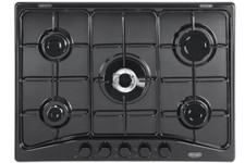 DELONGHI FFN57ASV PIANO COTTURA 5 BRUCIATORI 70CM 1 TRIPLA CORONA NERO (378-24)