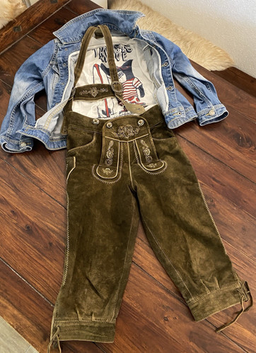 Pantaloni pelle marone - in, *