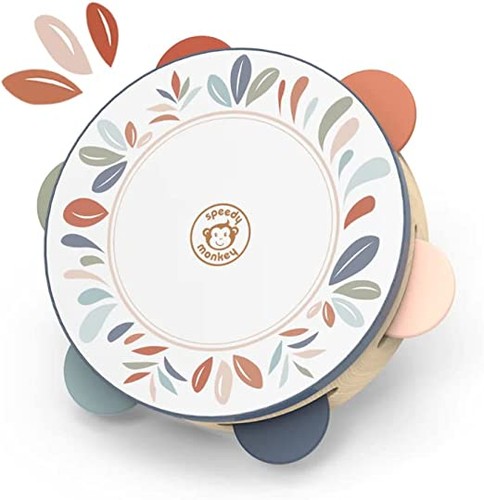 Tamburello bambini legno
