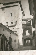 1955 FELTRE Via Municipio Palazzo palladiano pretorio Belluno Fotografia