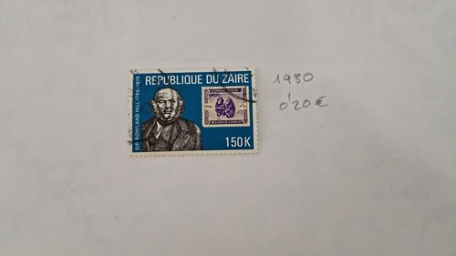 Sello zaire 1980 don rowland - sello,