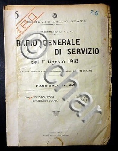 Ferrovie orario generale - -,