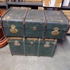 bauli antichi da viaggio in legno