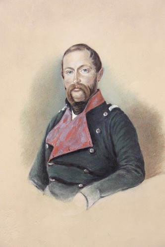 Ritratto uomo barbuto in - di,
