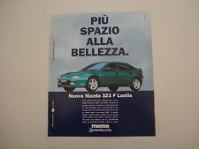 advertising Pubblicità 1997 MAZDA 323 F LANTIS