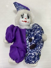 Bambola in porcellana Clown da