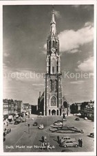 Delft Markt met Nieuwe Kerk