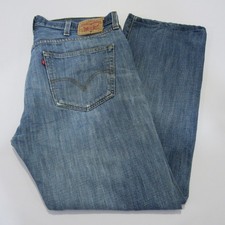 Levis 501 Distressed Button