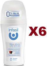 6PCS INFASIL NEUTRAL DEODORANT